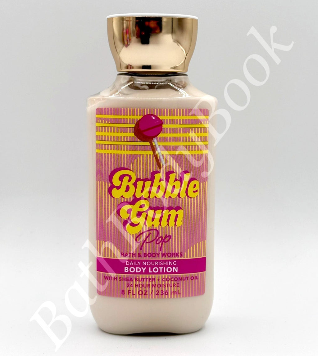 Bath & Body Works Bubble Gum Pop Body Gift Set - Mist Wash Lotion & Cream