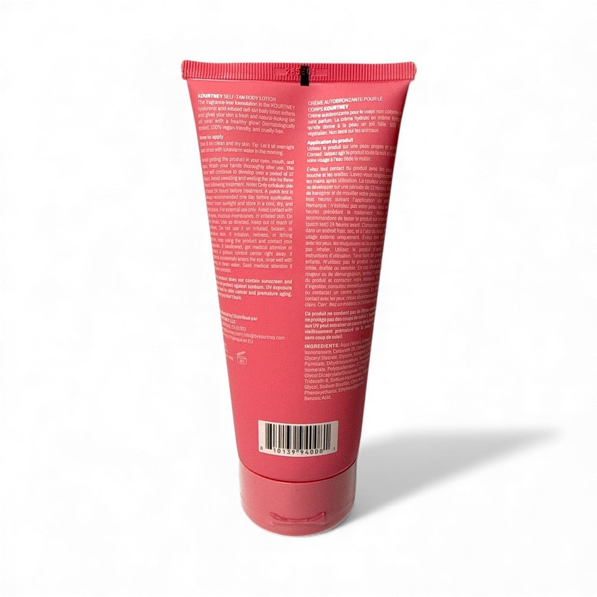 Self Tanner Body Lotion Medium Shade with Hyaluronic Acid - Vegan 200ml