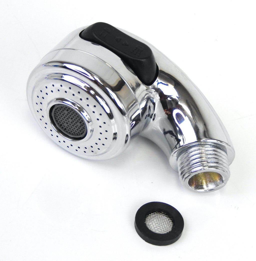 Pedicure Spa Chair Sprayer Head with Control Water Button - 1/2" M