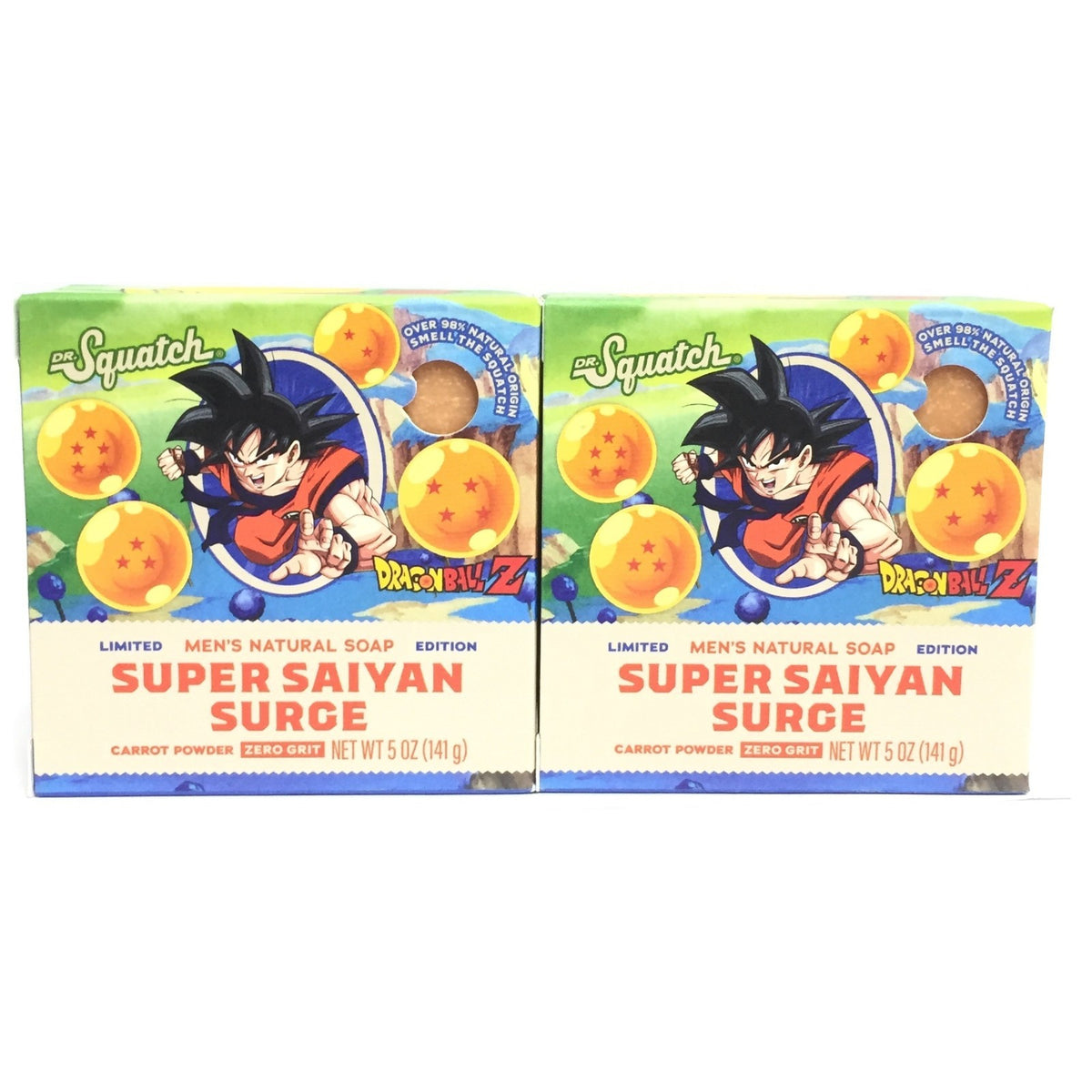 Men's Natural Bar Soap - Super Saiyan Surge 5 oz 2-Pack