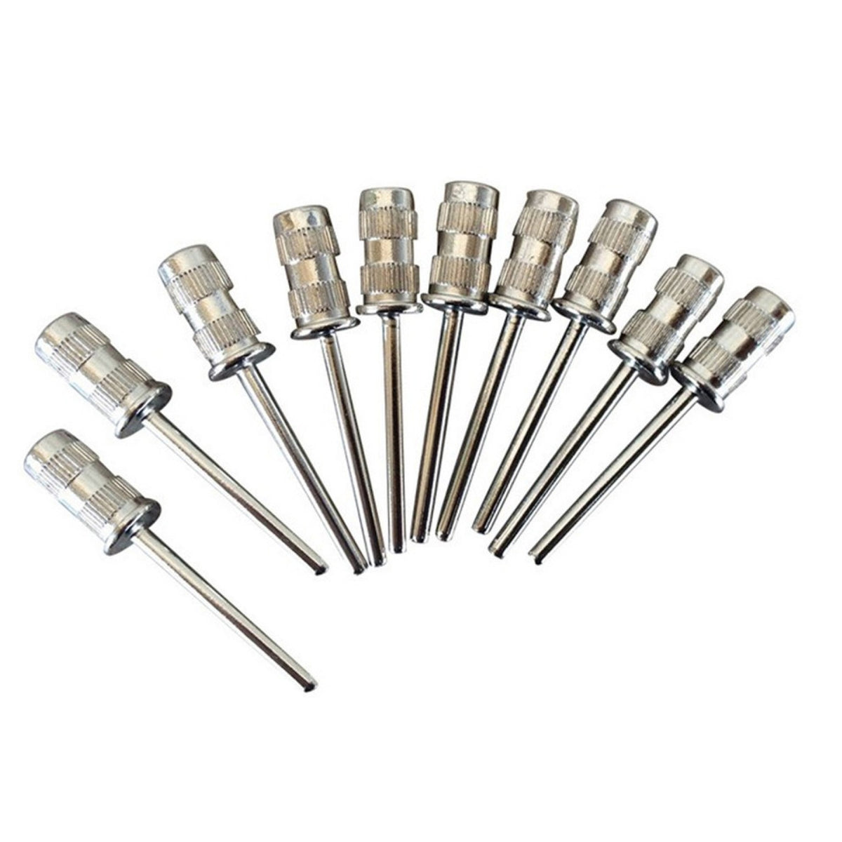 Nail Drill Mandrel Bits Set for Manicure Pedicure Sanding Grinding - 10pcs