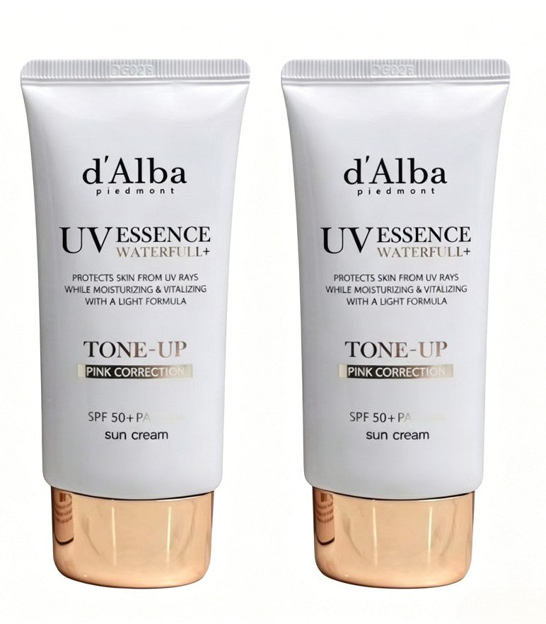 2 Pack Waterfull Pink Sun Cream SPF 50+ Broad Spectrum UV Protection