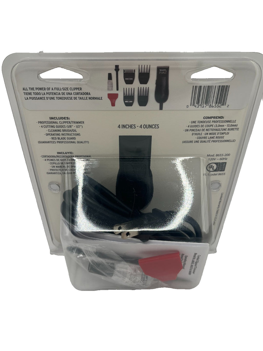 Corded Hair Clipper & Trimmer - Compact, Versatile, Lightweight for Grooming