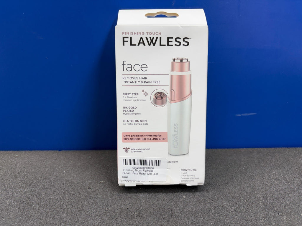 Electric Facial Hair Remover for Women - Painless Epilator & Trimmer in Gold Rose