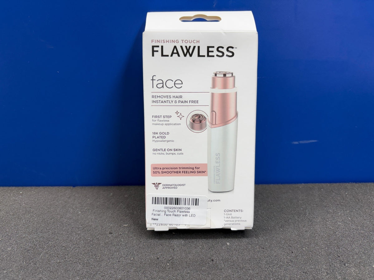 Electric Facial Hair Remover for Women - Painless Epilator & Trimmer in Gold Rose