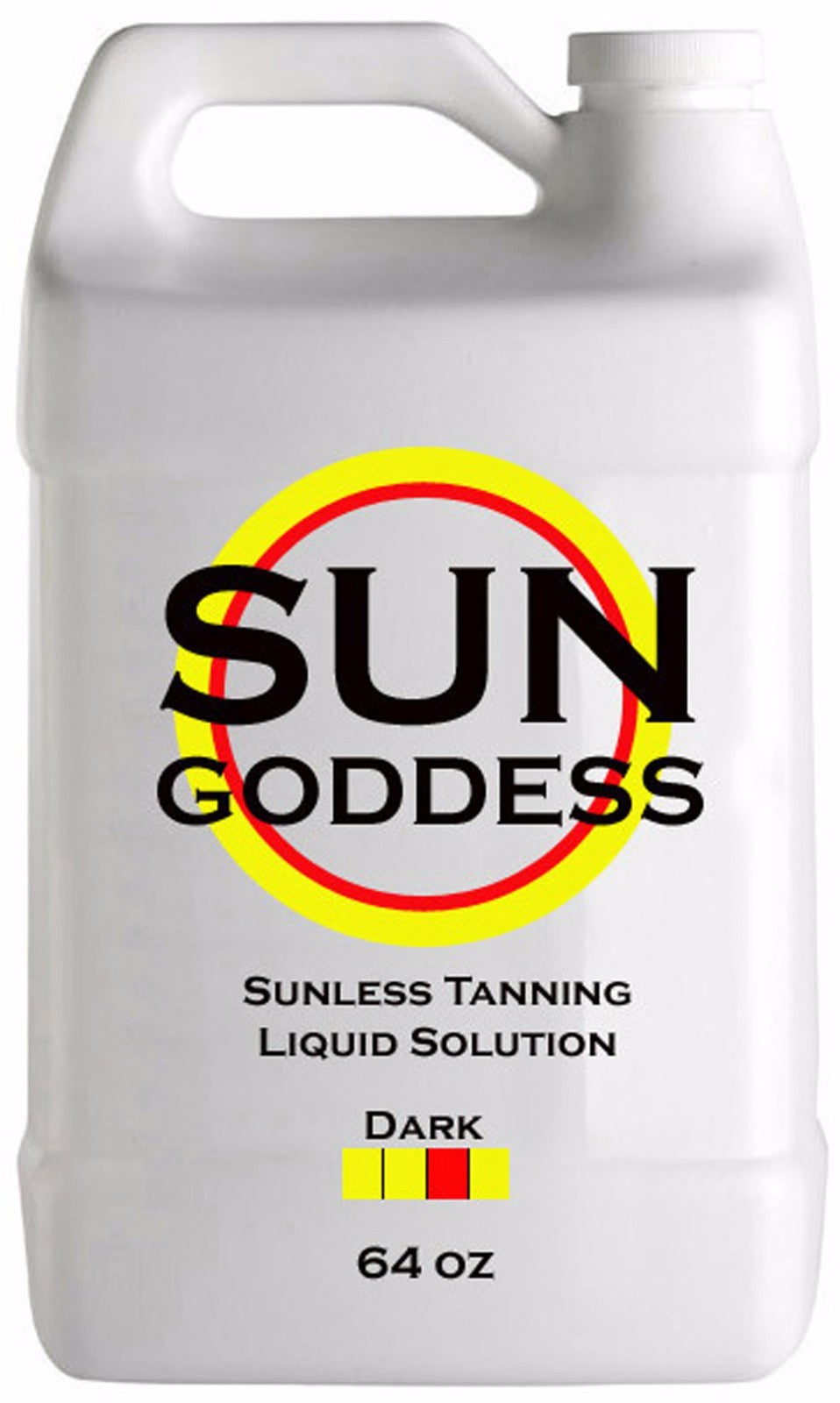 Dark Sunless Tanning Spray Solution - 64 oz with Applicator & Gloves
