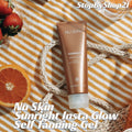 Self Tanning Gel - Sunright Insta Glow Tinted Self Tanner with Low Odor 01/2028