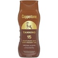 Water-Resistant SPF 15 Tanning Sunscreen Lotion for Body, Moisturizing & Broad Spectrum