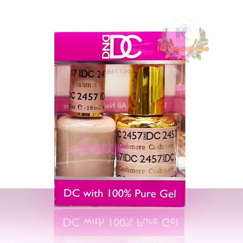 DND DC Soak Off Gel Polish Duo #2457 - Cashmere Nail Art Kit