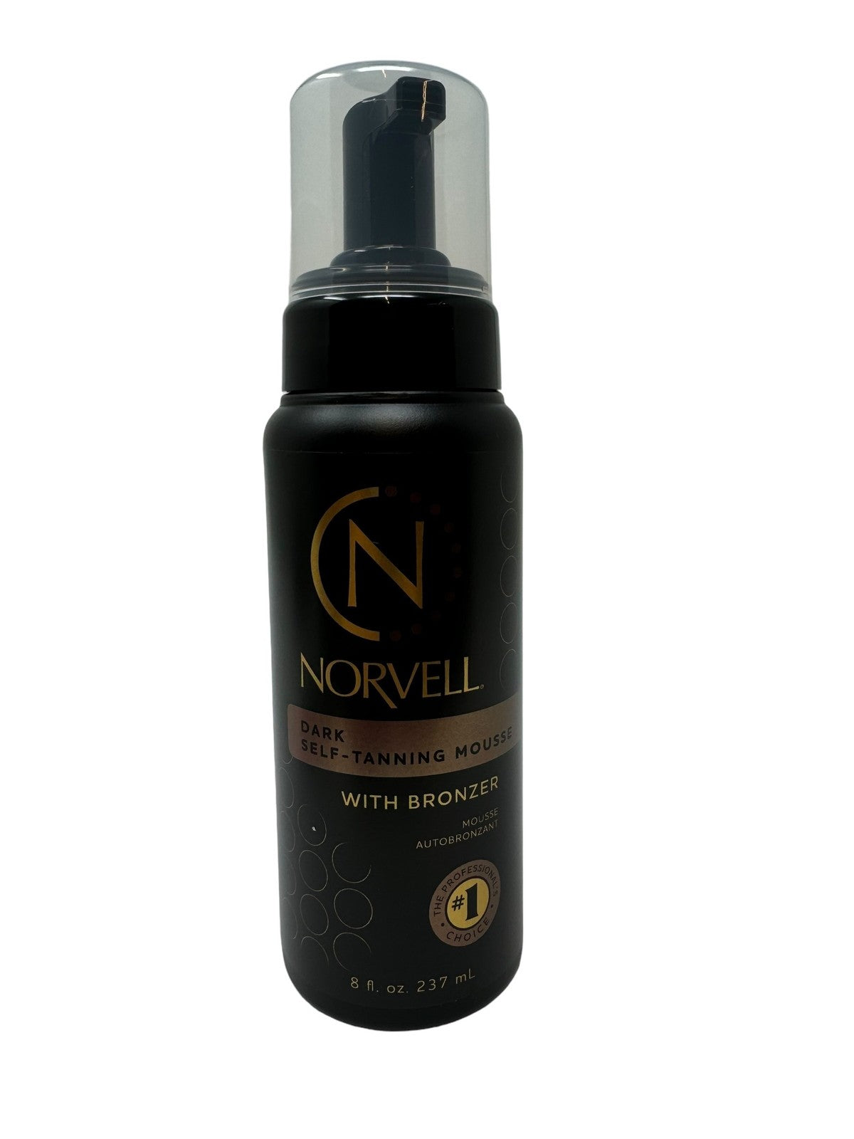Dark Self-Tanning Mousse with Bronzer - 8 Oz Tanning Product