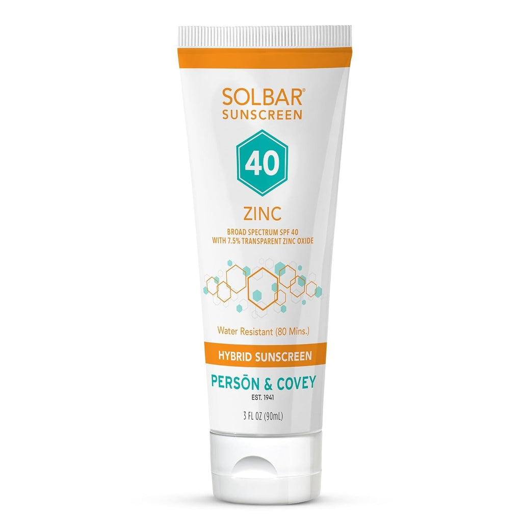 Zinc SPF 40 Hybrid Sunscreen Travel Size 3oz - Face & Body, Waterproof