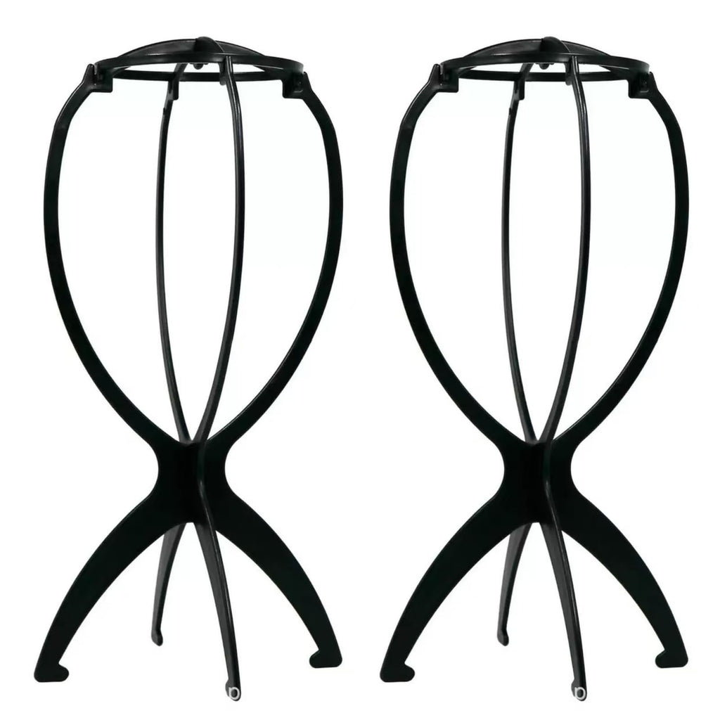 Portable Wig Head Stand Holder for Multiple Wigs and Hat Display