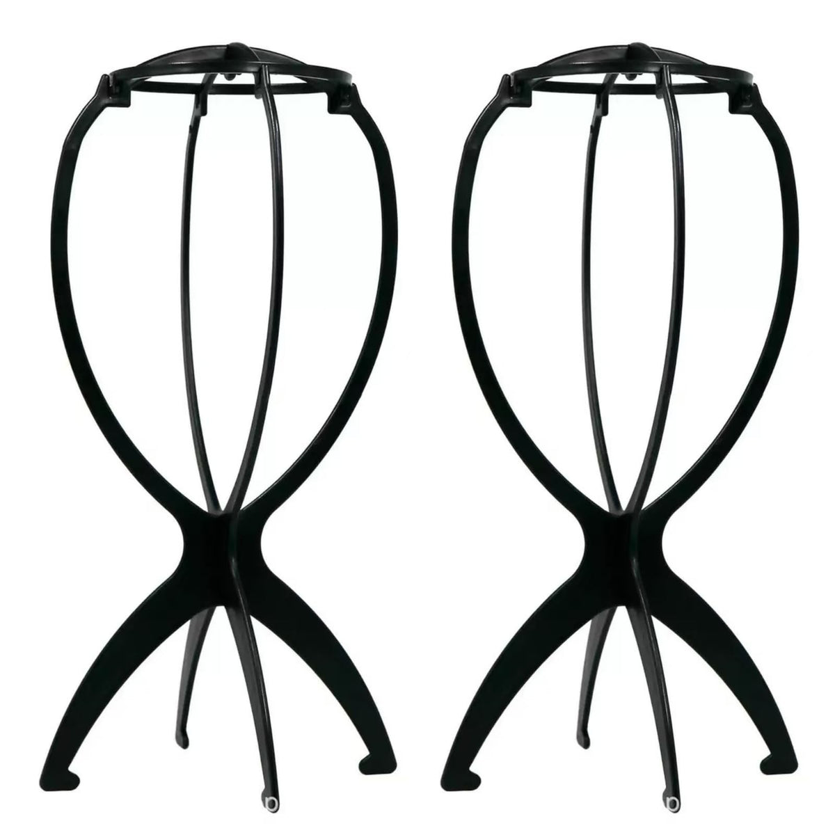 Portable Wig Head Stand Holder for Multiple Wigs and Hat Display