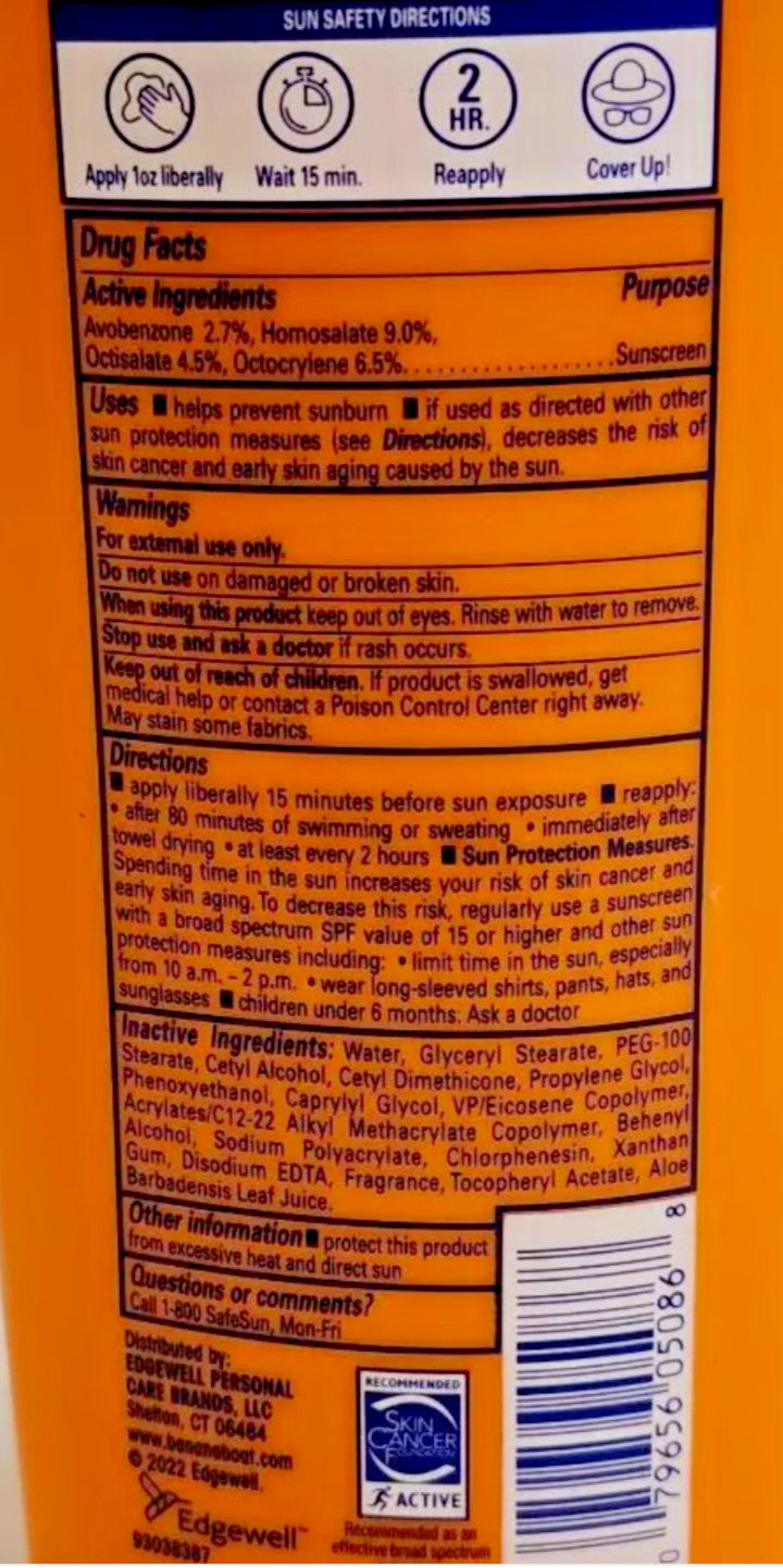 Broad Spectrum SPF 50 Sunscreen Lotion with Pump - 12 oz, Water-Resistant