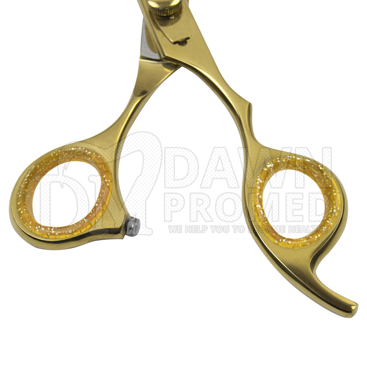 Professional Hair Cutting Shears 6.5 Inch Gold Plasma Coated Barber Scissors