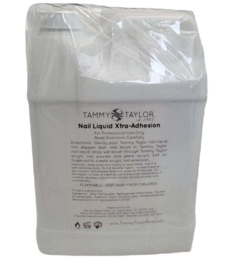 Xtra-Adhesion Nail Liquid Monomer 32oz for Acrylic Nail Extensions - Professional Use