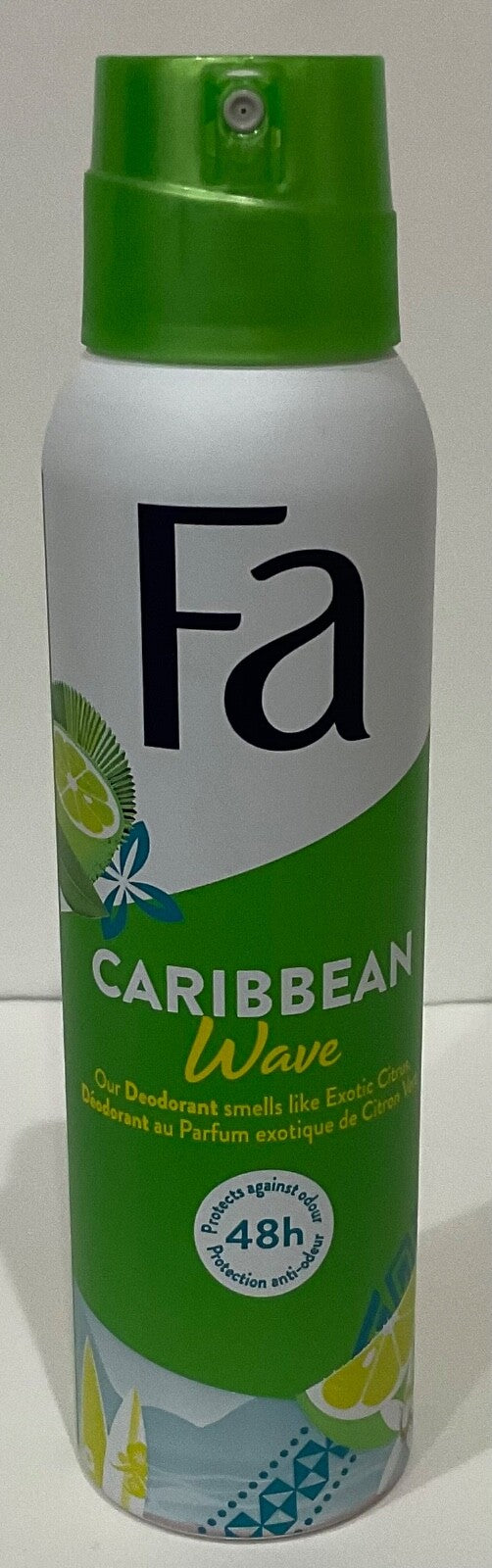 Deodorant Spray Caribbean Wave 48H Protection - 150ML, Pack of 6