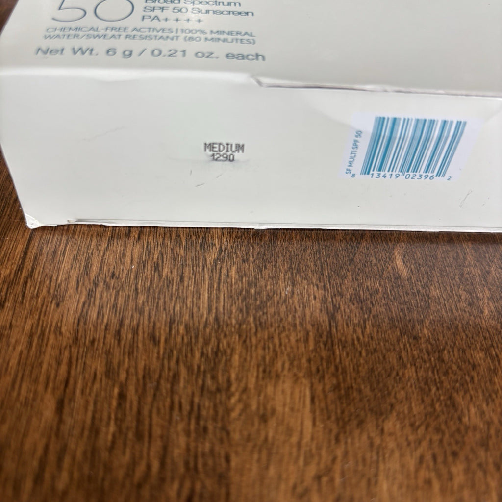 SPF 50 Broad Spectrum Mineral Sunscreen Brush-On with Hydrating Antioxidants - Medium Shade