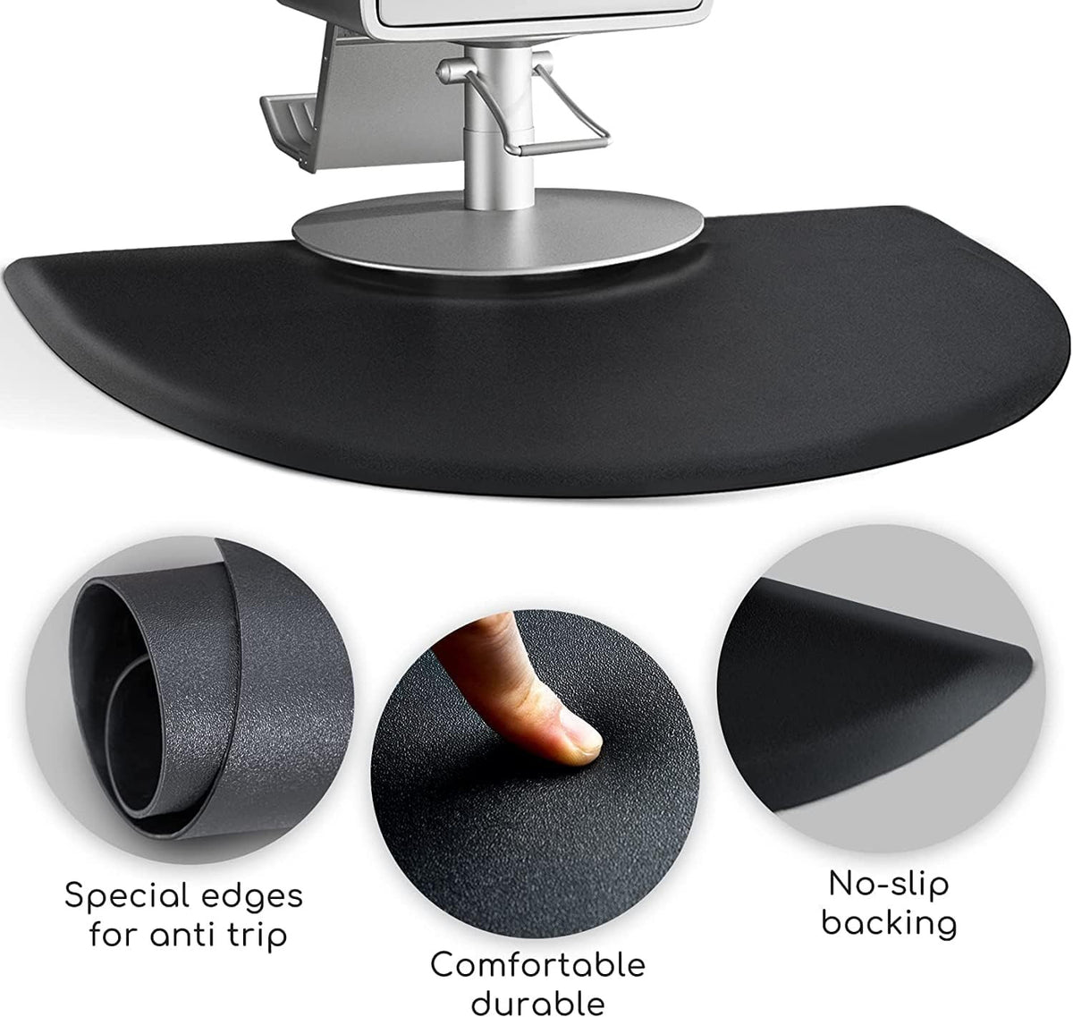 Anti-Fatigue Salon Floor Chair Mat 3x5 ft Non-Slip Waterproof Cushion