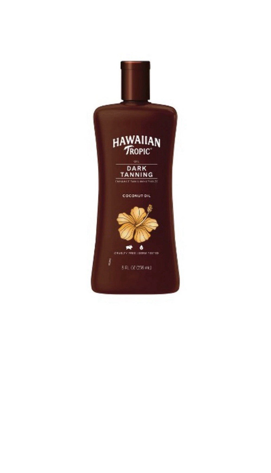 Hawaiian Tropic Dark Tanning Oil Original 8oz for Sun & Skin