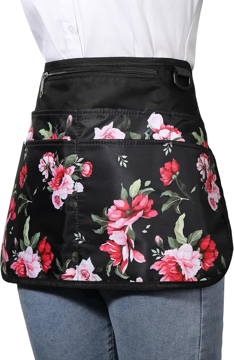 Waterproof Bleach-Proof Barber Apron with 6 Pockets for Hair Stylist
