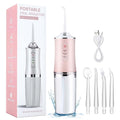 Electric Water Flosser Cordless Oral Irrigator with 4 Tips and USB Rechargeable