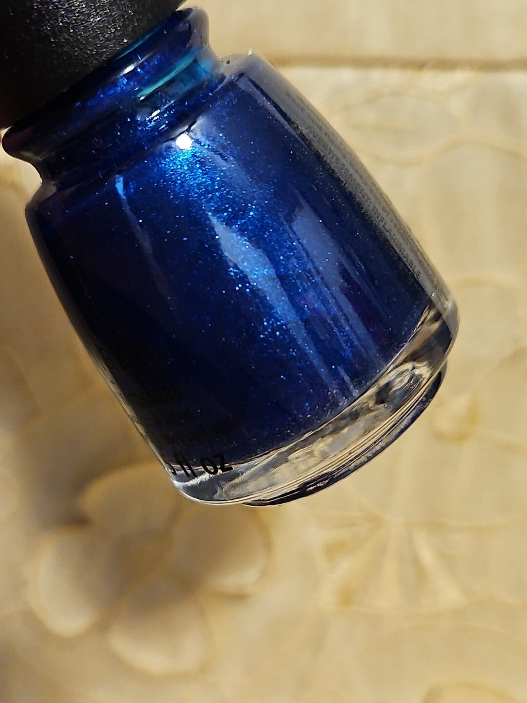 Nail Polish - Sapphire Up! Shimmering Blue Nail Lacquer 0.5 Fl Oz