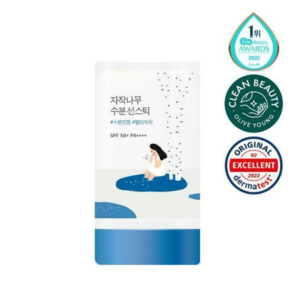 Moisturizing Sun Stick SPF 50+ PA++++ with Birch Juice & Peptides - Light, Refillable UV Blocker