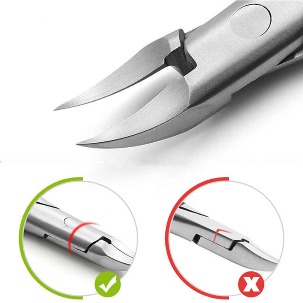 Stainless Steel Toenail Clipper for Thick Nails - Ingrown Toe Cutter