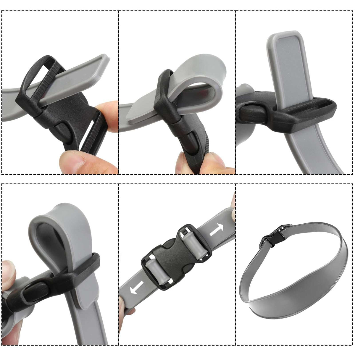 Adjustable Neckline Shaving Template for Self Haircut & Trimming