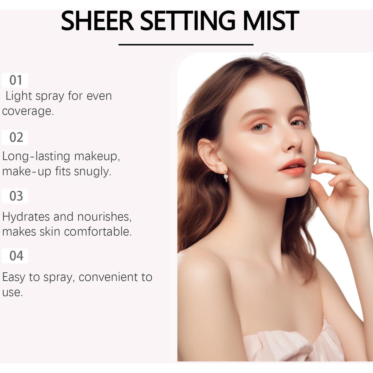 Sheghy Sunglaze SPF 50 Sunscreen Mist with Sheer Shimmer - Makeup & Body Protector