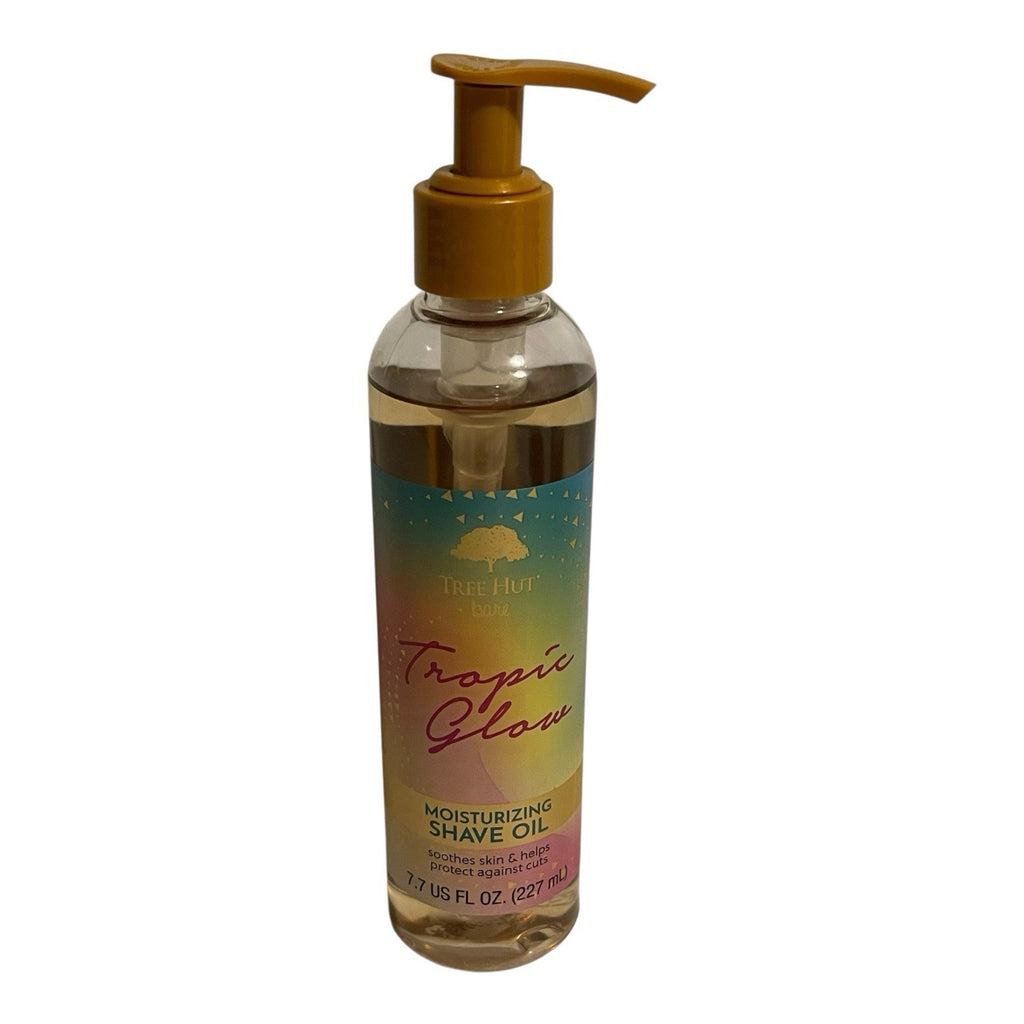Moisturizing Shave Oil with Pump Bottle - Tree Hut Bare Tropic Glow 7.7 oz