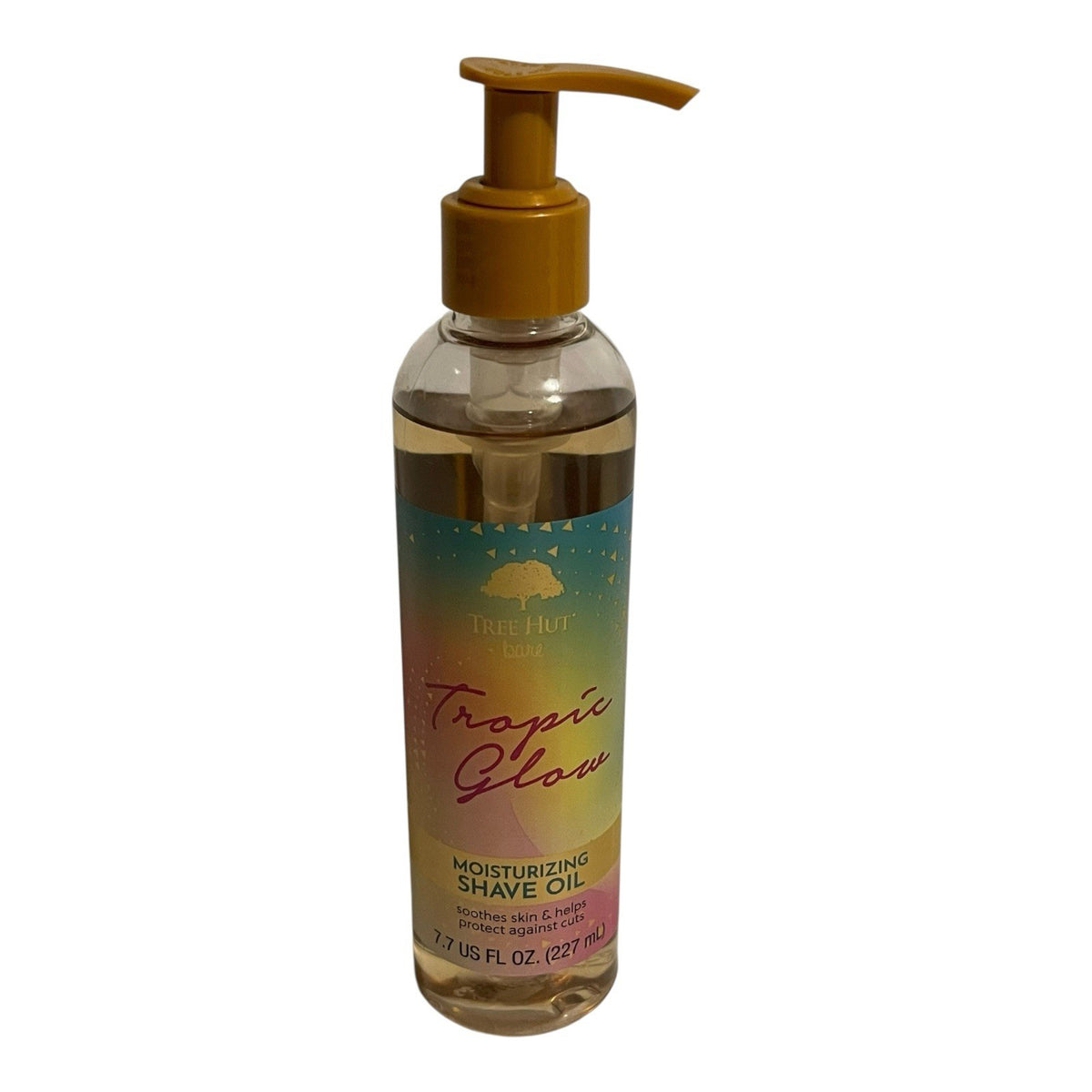 Moisturizing Shave Oil with Pump Bottle - Tree Hut Bare Tropic Glow 7.7 oz