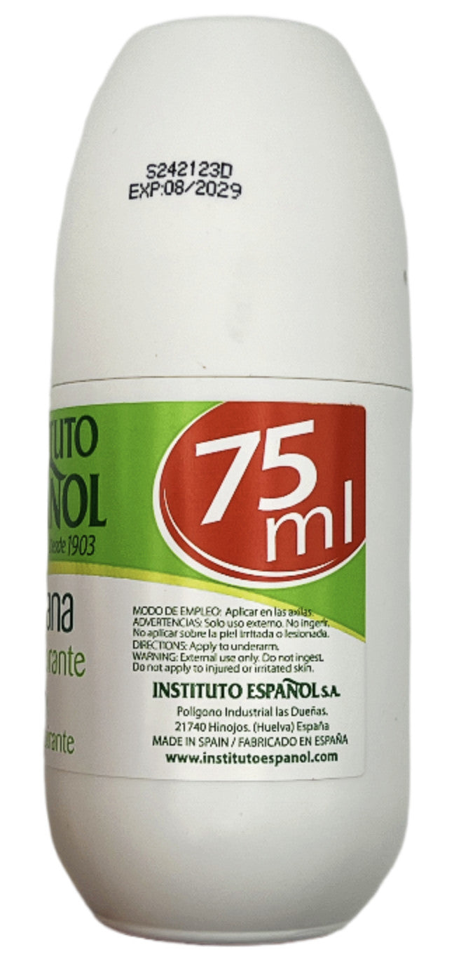 Instituto Español Pielsana Deodorant Roll-On 75ml - Pack of 3