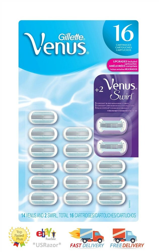 Gillette Venus Razor Refills Pack - 16 Cartridges for Smooth Shaving