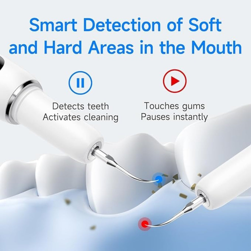 Ultrasonic Electric Tooth Cleaner Tartar & Plaque Remover Dental Scaler Kit