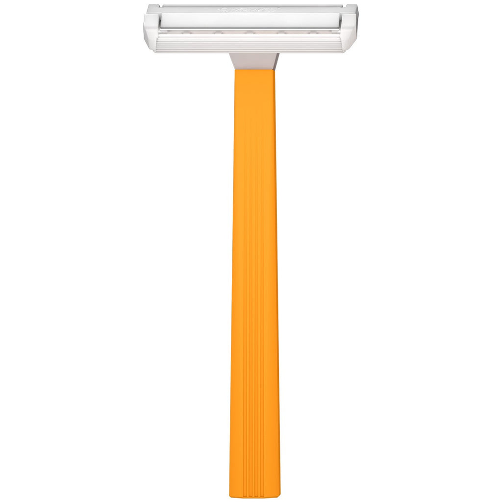 Disposable Men's Razors 52-Pack - Sensitive Skin Single-Blade Shavers