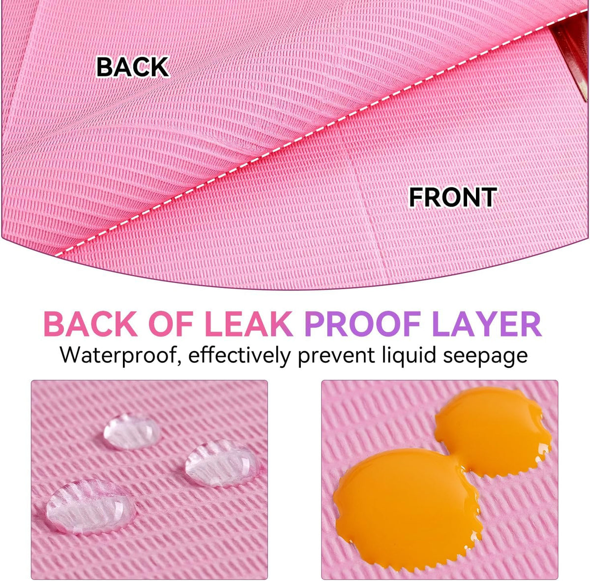 Disposable Nail Mat Set - Waterproof 18x13 Inches for Manicure & Pedicure