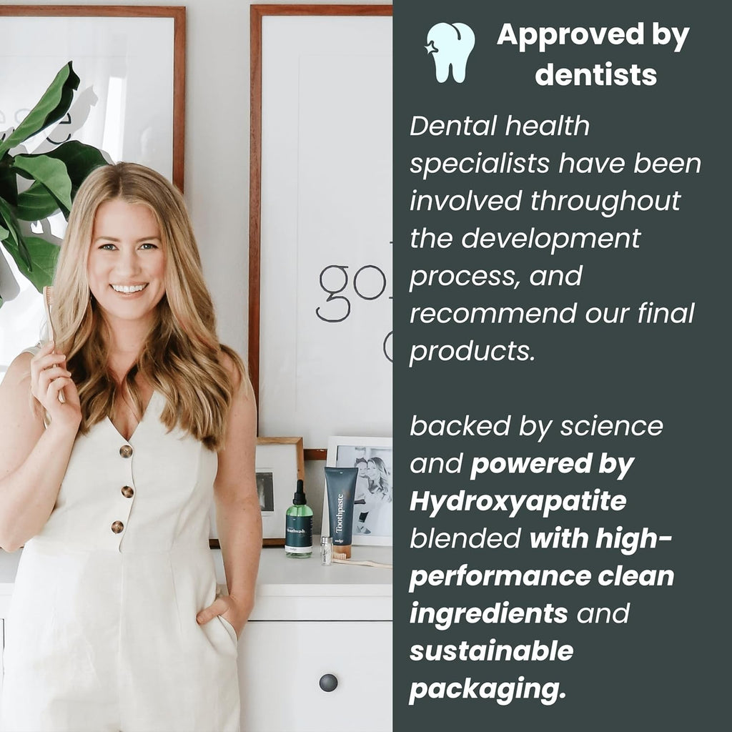 Nano Hydroxyapatite Toothpaste with Vitamin E - Fluoride & SLS Free Oral Care