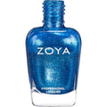 Zoya Nail Polish Alessia Twinkling Metallic Blue Full-Size Bottle