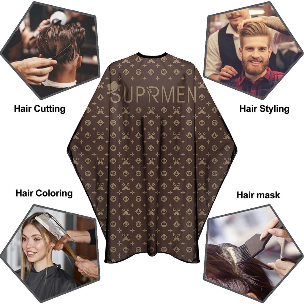 Professional Barber Capes for Men and Women with Snaps - Large Size Salon Haircut Cape