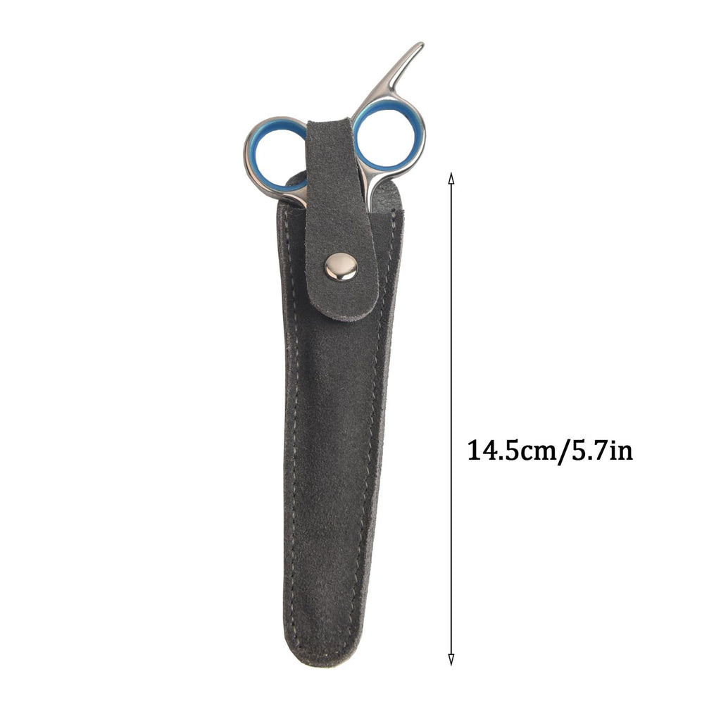 Professional Haircutting Scissors 8.7x3.9 Inches Black & Gray
