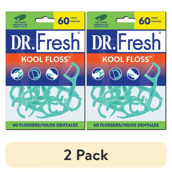 Dental Floss Picks Mint Waxed 120 Count - Easy Grip for Daily Oral Care
