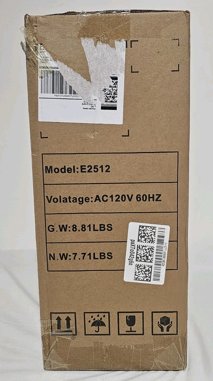 35L Folding Towel Warmer Model E2512 - Sealed and Ready for Use