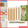 Natural Miswak Sticks 5 Pack - Eco-Friendly Salivadora Persica Toothbrush with Holder