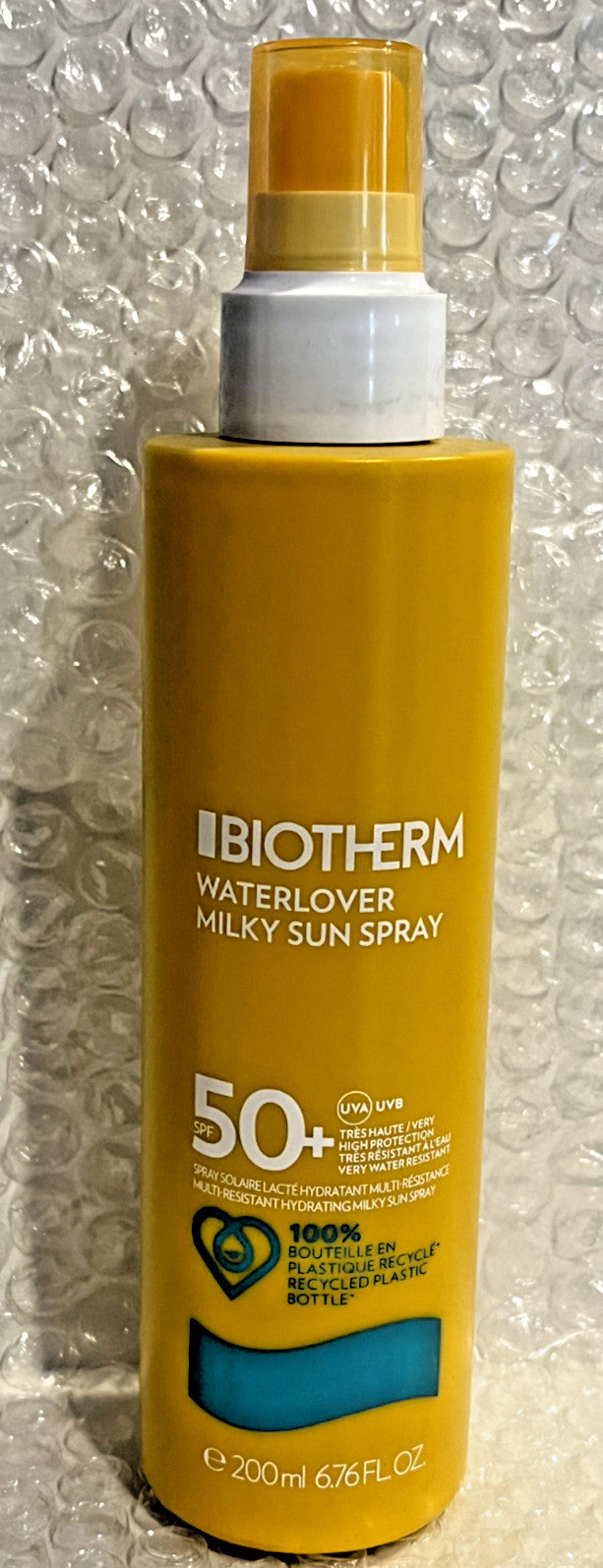 Biotherm Waterlover Milky Sun Spray SPF50+ 200ml High Protection Sunscreen
