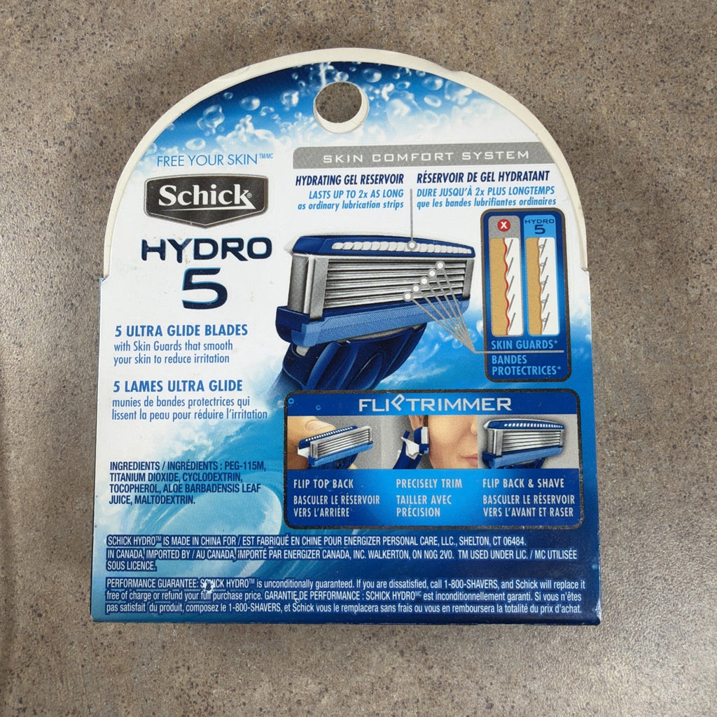 Schick Hydro 5 Hydrate Razor Blade Refills + Handle