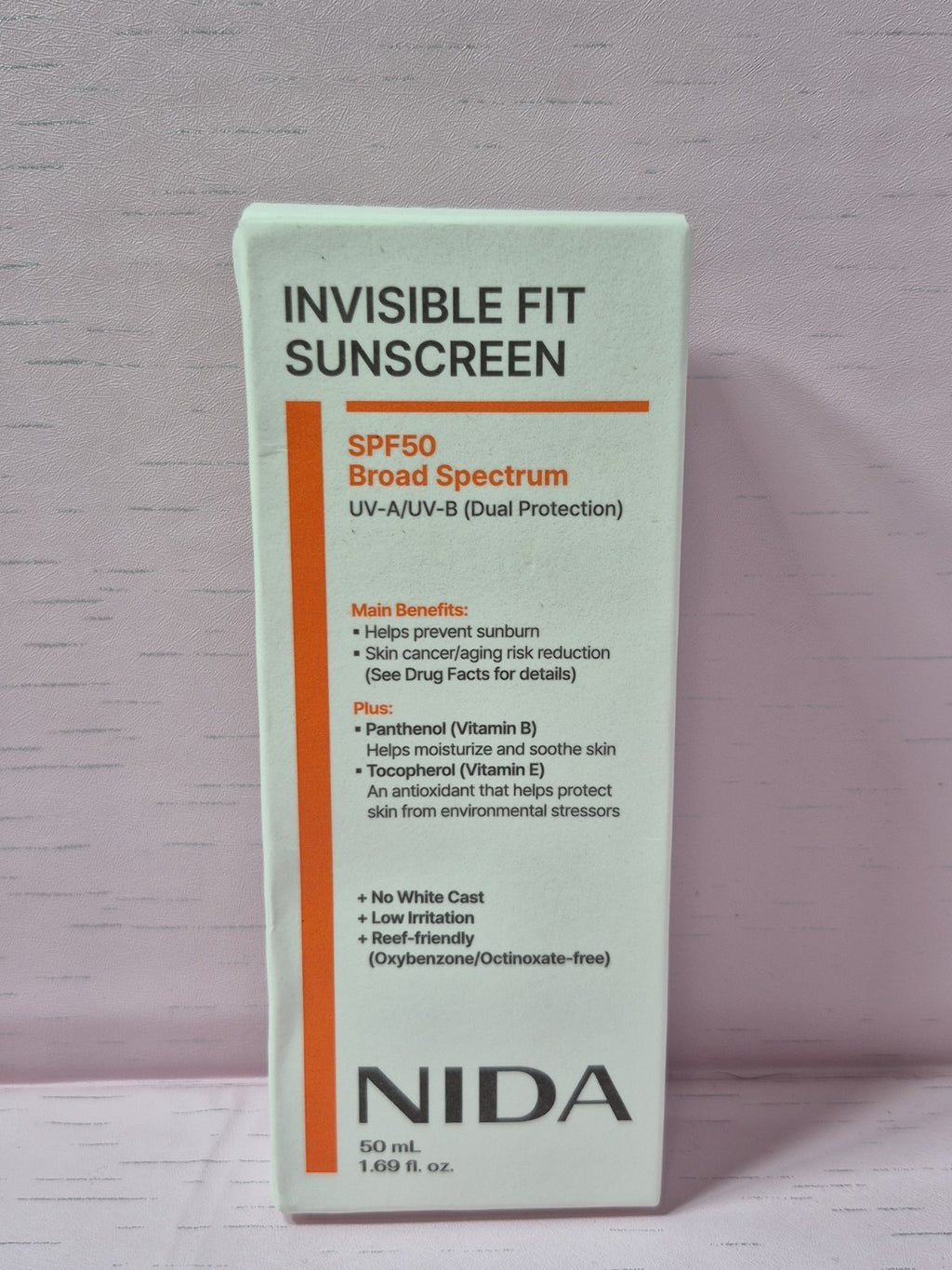 SPF 50 Broad Spectrum Invisible Sunscreen - UVA/UVB Sun Protection