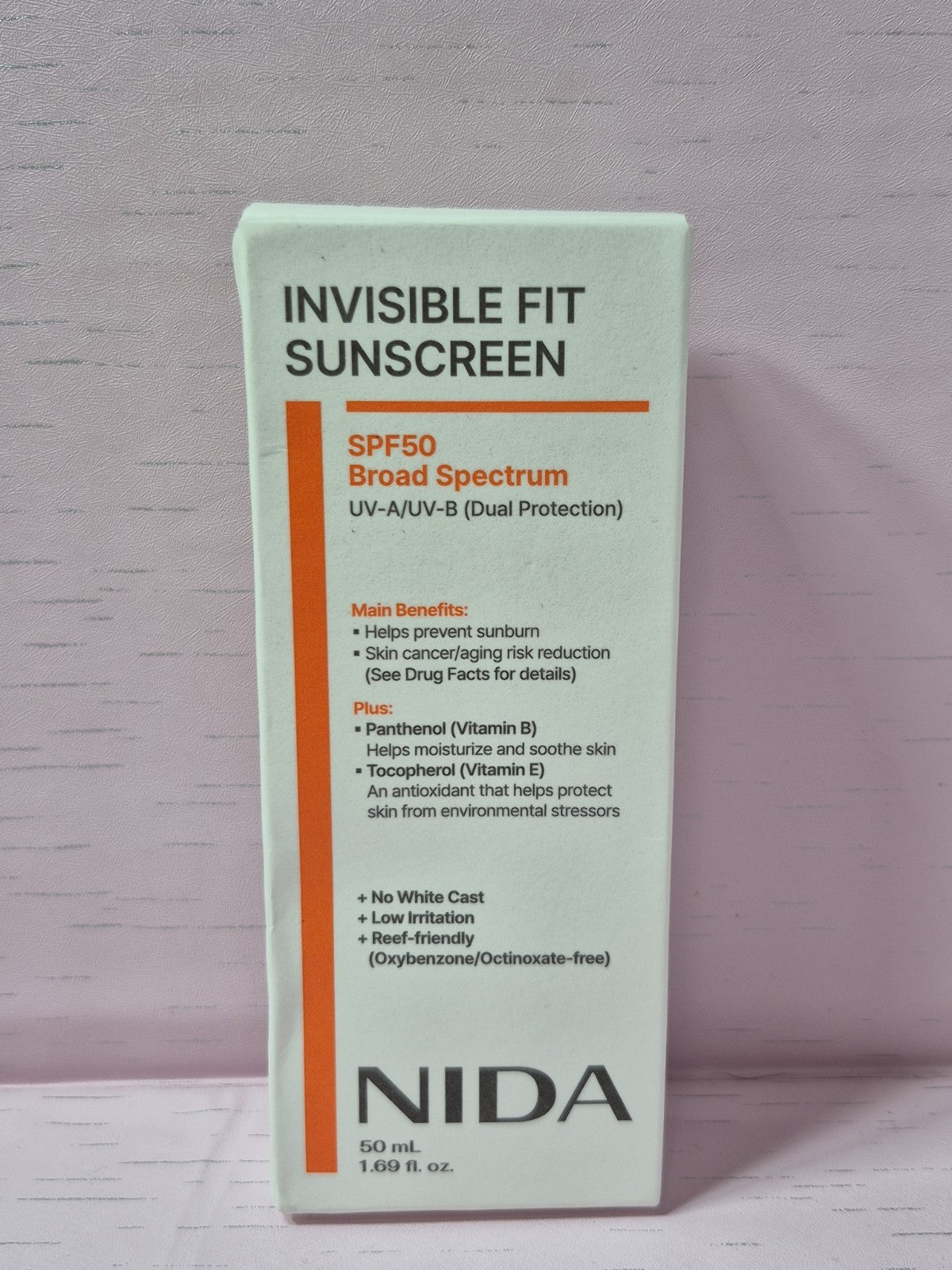 SPF 50 Broad Spectrum Invisible Sunscreen - UVA/UVB Sun Protection