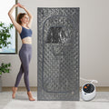 Portable Steam Sauna Tent with 2.6L Steamer & Folding Chair Gray